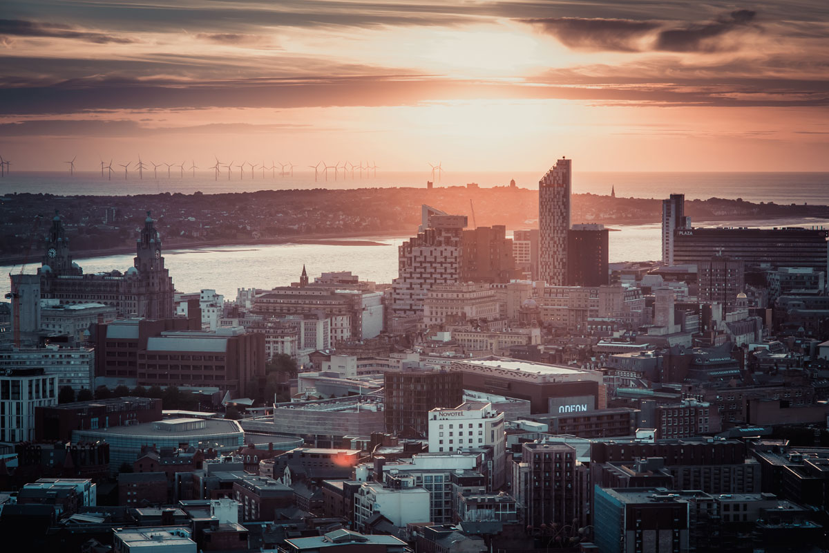 Liverpool Aerial View